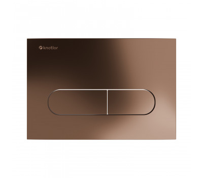 Клавиша смыва KNOTLOR BIS101RB бронза матовый 