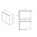 Душевой уголок ABBER Komfort AG93160B-S102B черный матовый 