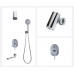 Душевой комплект встраиваемый СКАНДИ 14582-501C хром Bronze de Luxe 