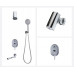 Душевой комплект встраиваемый СКАНДИ 14582-501C хром Bronze de Luxe 