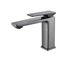 Смеситель для раковины Shevanik S8901T-1, оружейная сталь