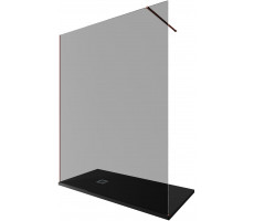 Душевая перегородка Allen Brau Infinity 1 160 3.21036.60.T медь браш 