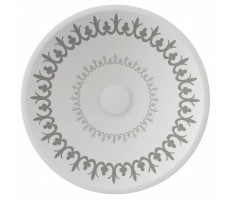 Раковина ISVEA SistemaY Soft накладная ШГВ 450*450*120 отверстия для смесителя отсутствуют цвет белая с декором 10SY66045-CML 