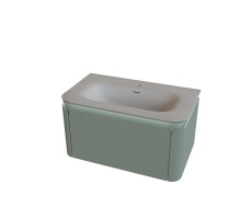 Тумба под раковину подвесная Knotlor ЦВЕТЕНИЕ 79 см матча матовый 