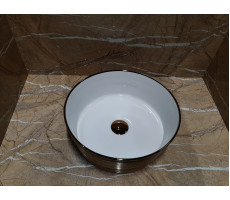 Умывальник CeramaLux C1055 золото 