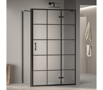 Душевой уголок 100x80 RGW Passage 41087708-084R Черный матовый Душевой уголок 100x80 RGW Passage 41087708-084R Черный матовый