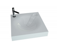 Раковина для ванной комнаты для установки над стиральной машинкой Andrea Angy 4680028070566 белый 