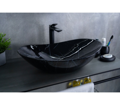 Раковина накладная Gid Bs9811 Под камень глянцевый 