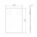 Компактное зеркало для ванной Comforty Альба 40x60 