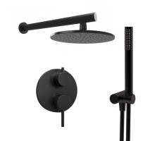 Комплект на 2 потребителя Cox PAINI, для душа, черный брашированный PVD 78PZSET26911SH 