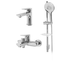 Набор для ванны 3 в 1 Hansberge H7099C хром Набор для ванны 3 в 1 Hansberge H7099C хром