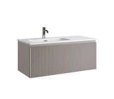 Тумба подвесная SANCOS Snob R 1.0 995х445х406, c одним ящиком оснащенным доводчиками, Doha Soft , арт.SNR1.0100LSM Тумба подвесная SANCOS Snob R 1.0 995х445х406, c одним ящиком оснащенным доводчиками, Doha Soft , арт.SNR1.0100LSM