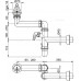 Сифон для мойки Alcadrain пластик A870P-DN40 