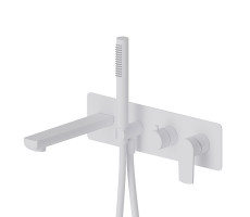 Смеситель для ванны Newform Haka 72072E.01.014 Белый матовый 