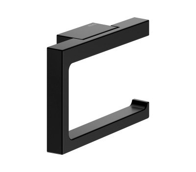 Держатель туалетной бумаги поворотный, открытый, рулон до 120 мм Keuco EDITION 11 11162370000 Черный матовый 