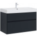 Тумба с раковиной Aquanet Бруклин 100 цв. антрацит матовый 00312874 Тумба с раковиной Aquanet Бруклин 100 цв. антрацит матовый 00312874