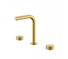 Смеситель на столешницу STICK SPIRALE на 3 отв. Matt Gold Boheme 152-MG.4 золото матовое Смеситель на столешницу STICK SPIRALE на 3 отв. Matt Gold Boheme 152-MG.4 золото матовое