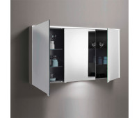 Зеркальный шкаф 120х80 см Burgbad Eqio SPGT120LF2010 Серый 