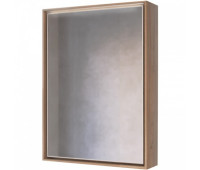 Зеркало-шкаф RAVAL Frame 60 Дуб трюфель с подсветкой, розеткой Fra.03.60/DT
