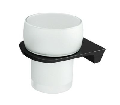 Стакан WasserKRAFT Glan K-5100 5128 черный матовый 