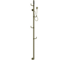 Полотенцесушитель электрический Allen Brau Liberty 1659х182 7.33001-GB золото браш 