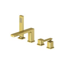 Смеситель для ванны и душа, врезной Timo Torne 4330/17Y золото матовый