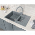 Кухонная мойка Grandex Aqua Topline 600112, серый