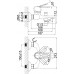 Комплект смесителей DK DA1350001SET хром 