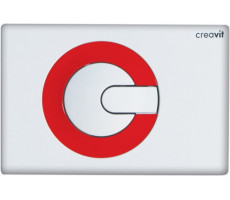  Кнопка для инсталляции POWER бело-красная CREAVIT GP5001.01 Бело-красный 