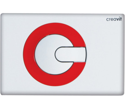  Кнопка для инсталляции POWER бело-красная CREAVIT GP5001.01 Бело-красный 