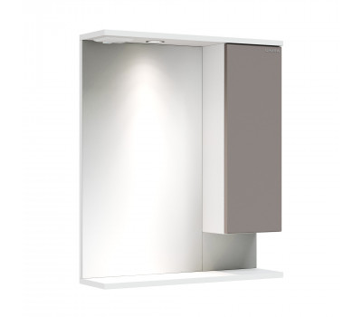 Шкаф-зеркало Onika Марви 60 мокко, правый, с подсветкой 206088 Шкаф-зеркало Onika Марви 60 мокко, правый, с подсветкой 206088