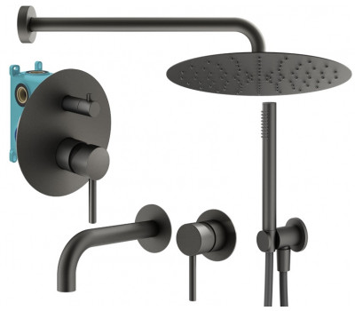 Комплект Plumberia Selection KITXO18GR210 Графит матовый Комплект Plumberia Selection KITXO18GR210 Графит матовый