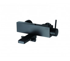 Смеситель для ванны короткий излив Bravat Arc F66061K-01A-ENG Черный 