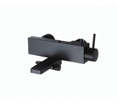 Смеситель для ванны и душа Bravat Arc F66061K-01A-ENG черный Смеситель для ванны и душа Bravat Arc F66061K-01A-ENG черный