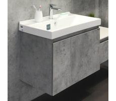 Тумба-умывальник Comforty Осло-80 бетон светлый с раковиной Fest 80 F01 00-00000836 