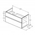 Тумбы Ideal Standard Finesse E3445Y1 Белый матовый 