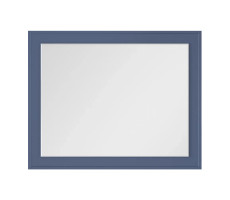 Зеркало с подсветкой La Fenice Cubo Blue Grigio 100х80, синее 