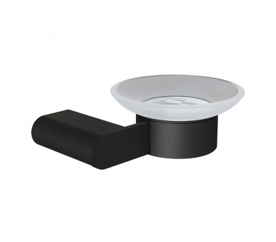 Мыльница Knotlor SD102BL черный матовый 