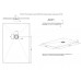 Душевой поддон Allen Brau Priority 120x80 8.31006-AM антрацит 