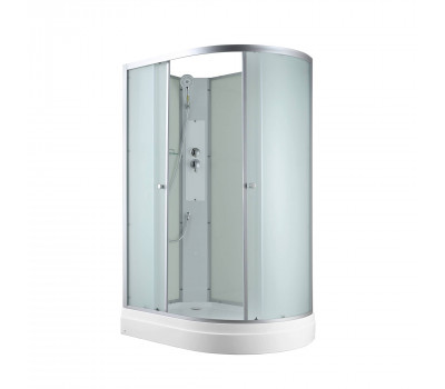 Душевая кабина AvaCan C2012L N без крыши матовый Хром 