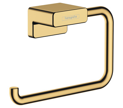 Держатель туалетной бумаги Hansgrohe AddStoris 41771990 полированное золото  Держатель туалетной бумаги Hansgrohe AddStoris 41771990 полированное золото