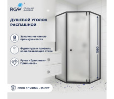 Душевой уголок RGW HO-088B 1000x1000 350608800-24 Черный 