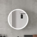 Зеркальный шкаф EQUIL Smile LED D600 подвесной графит софт Зеркальный шкаф EQUIL Smile LED D600 подвесной графит софт