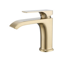 Смеситель для раковины Prohanss P61.10.03, золотой сатин 