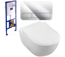 Унитаз с инсталляцией Villeroy & Boch Subway 2.0 5614 R2 01 (инсталляция 9224 61 00 + клавиша 9224 90 61) Унитаз с инсталляцией Villeroy & Boch Subway 2.0 5614 R2 01 (инсталляция 9224 61 00 + клавиша 9224 90 61)