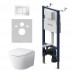 Инсталляция PrimeFit с подвесным унитазом Aquaspin и клавишей AM.PM X-Joy IS90201.851900 Белый Глянцевое 