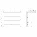 Полотенцесушитель электрический ABBER Standard AH4614 хром Полотенцесушитель электрический ABBER Standard AH4614 хром