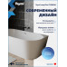 Ванна акриловая 170x80 пристенная Teymi Lempi Duo белая глянцевая T130206 