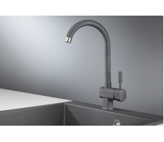 Смеситель для кухни GRANULA ST-31, ГРАФИТ 