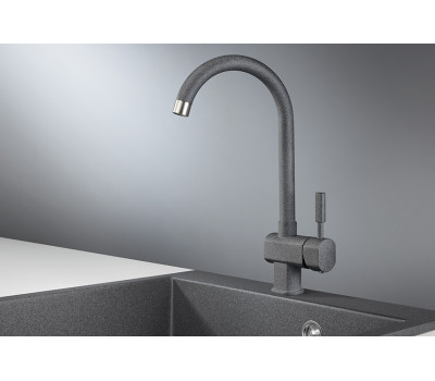 Смеситель для кухни GRANULA ST-31, ГРАФИТ 